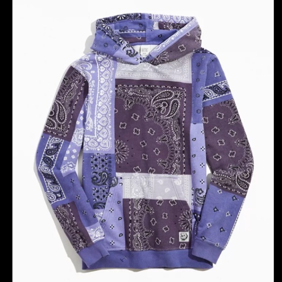 Urban Outfitters Other - Urban Outfitters BDG Washed Bandana Hoodie Sweatshirt M
